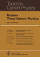 Modern three hadron physics /