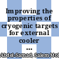 Improving the properties of cryogenic targets for external cooler synchrotron (COSY) experiments [E-Book] /