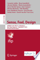 Sense, Feel, Design [E-Book] : INTERACT 2021 IFIP TC 13 Workshops, Bari, Italy, August 30 - September 3, 2021, Revised Selected Papers /