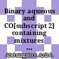 Binary aqueous and CO[subscript 2] containing mixtures and the Krichevskii parameter / [E-Book]