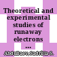 Theoretical and experimental studies of runaway electrons in the TEXTOR tokamak /