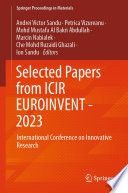 Selected Papers from ICIR EUROINVENT - 2023 [E-Book] : International Conference on Innovative Research /