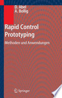 Rapid Control Prototyping [E-Book] : Methoden und Anwendungen /