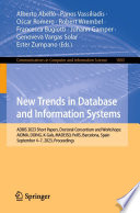 New Trends in Database and Information Systems [E-Book] : ADBIS 2023 Short Papers, Doctoral Consortium and Workshops: AIDMA, DOING, K-Gals, MADEISD, PeRS, Barcelona, Spain, September 4-7, 2023, Proceedings /