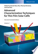 Advanced characterization techniques for thin film solar cells. 1 /