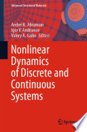 Nonlinear Dynamics of Discrete and Continuous Systems [E-Book] /