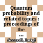 Quantum probability and related topics : proceedings of the 32nd conference, Levico Terme, Italy, 29 May - 2 June 2011 [E-Book] /