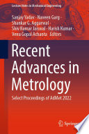 Recent Advances in Metrology [E-Book] : Select Proceedings of AdMet 2022 /