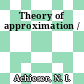 Theory of approximation /