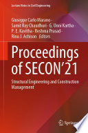 Proceedings of SECON'21 [E-Book] : Structural Engineering and Construction Management /