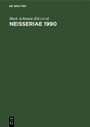 International pathogenic nesseria conference 0007: proceedings : Nesseriae 1990 : Berlin, 09.09.90-14.09.90 /