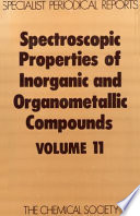 Spectroscopic properties of inorganic and organometallic compounds. 11 : A review of the recent literature published up to late 1977 /
