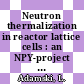 Neutron thermalization in reactor lattice cells : an NPY-project report /