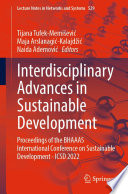 Interdisciplinary Advances in Sustainable Development [E-Book] : Proceedings of the BHAAAS International Conference on Sustainable Development -ICSD 2022 /