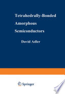 Tetrahedrally-Bonded Amorphous Semiconductors [E-Book] /