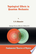 Topological Effects in Quantum Mechanics [E-Book] /
