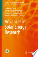 Advances in Solar Energy Research [E-Book] /