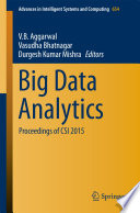 Big Data Analytics [E-Book] : Proceedings of CSI 2015 /