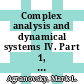 Complex analysis and dynamical systems IV. Part 1, Function theory and optimization : Fourth International Conference on Complex Analysis and Dynamical Systems, May 18-22, 2009, Nahariya, Israel [E-Book] /