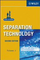 Kirk-Othmer separation technology. 1 /