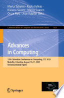 Advances in Computing [E-Book] : 17th Colombian Conference on Computing, CCC 2023, Medellin, Colombia, August 10-11, 2023, Revised Selected Papers /