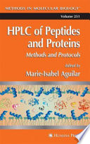 HPLC of Peptides and Proteins [E-Book] : Methods and Protocols /