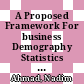 A Proposed Framework For business Demography Statistics [E-Book] /