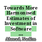 Towards More Harmonised Estimates of Investment in Software [E-Book] /