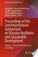 Proceedings of the 2nd International Symposium on Disaster Resilience and Sustainable Development [E-Book] : Volume 2 - Disaster Risk Science and Technology /