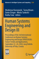 Human Systems Engineering and Design III [E-Book] : Proceedings of the 3rd International Conference on Human Systems Engineering and Design (IHSED2020): Future Trends and Applications, September 22-24, 2020, Juraj Dobrila University of Pula, Croatia /