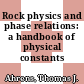 Rock physics and phase relations: a handbook of physical constants /