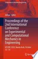 Proceedings of the 2nd International Conference on Experimental and Computational Mechanics in Engineering [E-Book] : ICECME 2020, Banda Aceh, October 13-14 /