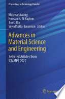 Advances in Material Science and Engineering [E-Book] : Selected Articles from ICMMPE 2022 /