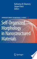 Self-Organized Morphology in Nanostructured Materials [E-Book] /