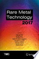 Rare Metal Technology 2017 [E-Book] /