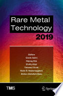 Rare Metal Technology 2019 [E-Book] /