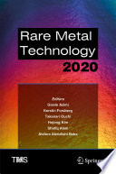 Rare Metal Technology 2020 [E-Book] /
