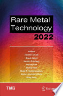 Rare Metal Technology 2022 [E-Book] /