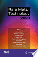 Rare Metal Technology 2023 [E-Book] /