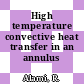 High temperature convective heat transfer in an annulus [E-Book]