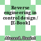 Reverse engineering in control design / [E-Book]
