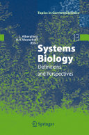 Systems Biology [E-Book] : Definitions and Perspectives /