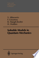 Solvable Models in Quantum Mechanics [E-Book] /
