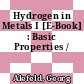 Hydrogen in Metals I [E-Book] : Basic Properties /