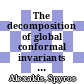 The decomposition of global conformal invariants / [E-Book]
