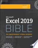 Excel 2019 Bible [E-Book] /