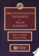 Preconcentration techniques for trace elements /