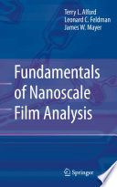Fundamentals of Nanoscale Film Analysis [E-Book] /