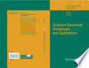 Quantum Dynamical Semigroups and Applications [E-Book] /