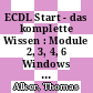 ECDL Start - das komplette Wissen : Module 2, 3, 4, 6 Windows XP und OpenOffice 2.4 Schülerbuch [E-Book] /